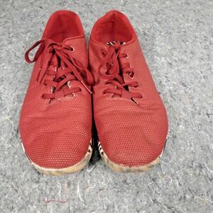 NoBull Shoes Men 11 Crossfit Project Cabernet Zebra Trainer Sneakers Red Run